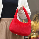 Plush Mini Bag Wild Casual Armpit Female Handbag