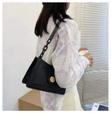 Autumn Chain Shoulder Bag Messenger Bag with Chain Strap