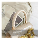 Autumn retro European stone pattern messenger shoulder bag