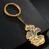 Personalized Engraved Logo Picture Keychain - Stainless Steel Custom Drawing