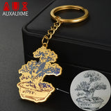 Personalized Engraved Logo Picture Keychain - Stainless Steel Custom Drawing