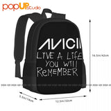 Avicii Live A Life You Will Remember Backpack