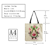 Avocado Fruit Cartoon Shopping Bag Eco Friendly Shoulder Bag