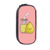 Avocado Printed Pencil Bag Teenage Study Stationery Storage Box