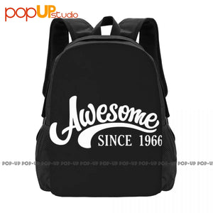 Happy 1966 Birthday Present Backpack, Large Capacity Print, Outdoor Running