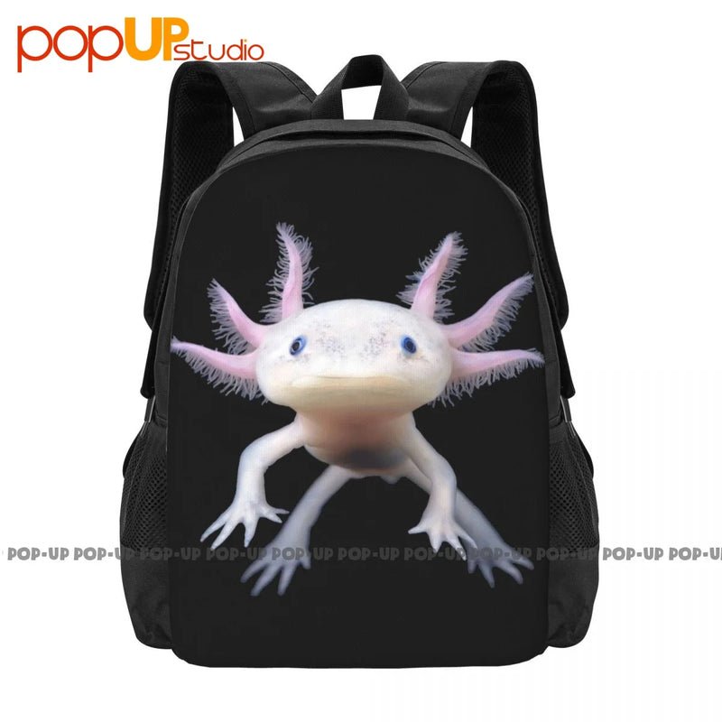 Axolotl Mexican Walking Fish Backpack Large Capacity Bookbag