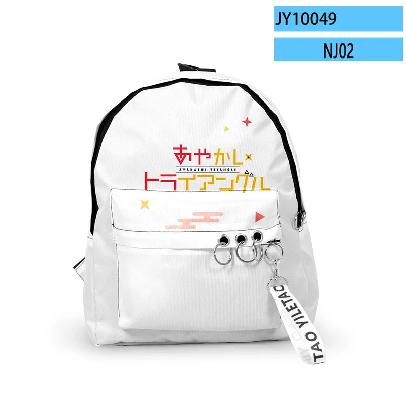 Ayakashi Triangle Anime Backpack Manga Schoolbag Harajuku Daypack Rucksack