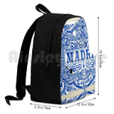 Vintage Azulejos Tiles Outdoor Sports Backpack