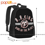 B.B. King 2012 Tour Backpack Vintage Schoolbag Large Capacity