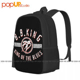B.B. King 2012 Tour Backpack Vintage Schoolbag Large Capacity