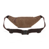 Canvas Waist Bag Men Fanny Pack Outdoor Money Belt Bag