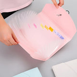 B5 File Bags Storage Folder 13 Grids Expanding File Folders Travel Organizer