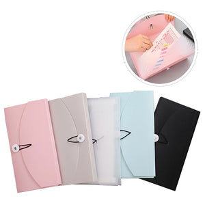 B5 File Bags Storage Folder 13 Grids Expanding File Folders Travel Organizer