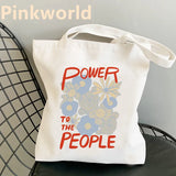 Flower Print Shopper Bag Women's Shoulder Bag Tote