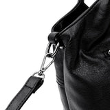 Women Patchwork PU Leather Tote Bag Handbags Ladies Shoulder Bag