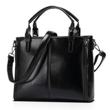 Stylish Crossbody Bag Oil Wax PU Messenger Bag Women Handbags