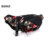Canvas Flower Waist Pack Chest Fanny Bags Women Messe