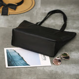 Women Oxford Cloth Casual Tote Portable Shopping Bag Shoulder Bags