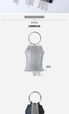Eur. & Am. Diamond Tassel Dinner Handbag - Direct Manufacturer