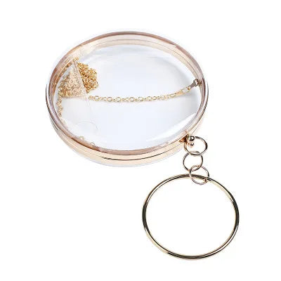 Acrylic Lady's Dinner Bag Shoulder Cross-body Handbag