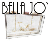 Acrylic Transparent Clutch Bag Chain Women Evening Handbag Shoulder Bag