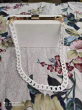 Acrylic Transparent Clutch Bag Chain Women Evening Handbag Shoulder Bag
