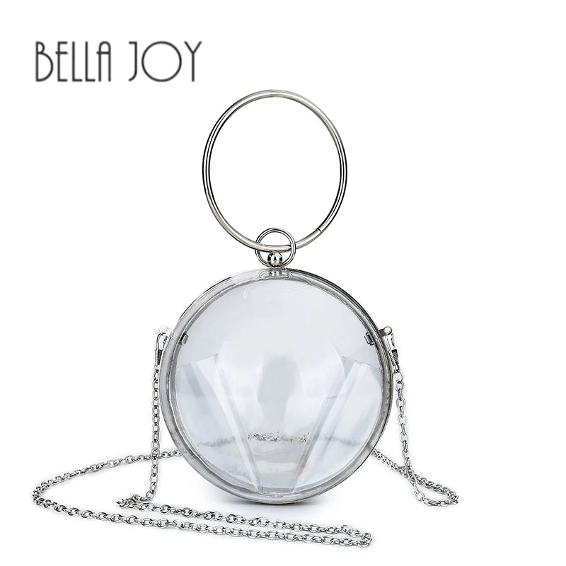 Stylish Acrylic Ball Tote Party Bag Evening Bag