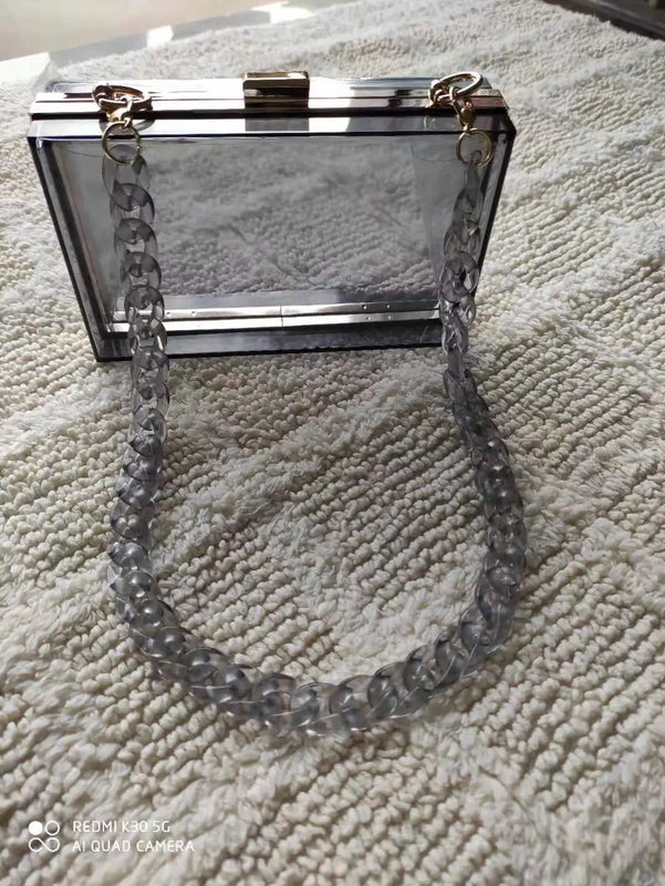 Colorful Acrylic Bag - Women's Dinner Cross Bag