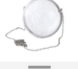 Acrylic Transparent Ball Shoulder Bag Small Casual Clutch Bag