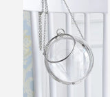 Acrylic Transparent Ball Shoulder Bag Small Casual Clutch Bag