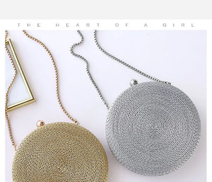 Snail-Shaped Round Bag Evening Crossbody Handbag