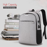 BENVICHE USB Charging Laptop Backpack 15.6 inch Anti Theft College Travel Bag