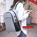 BENVICHE USB Charging Laptop Backpack 15.6 inch Anti Theft College Travel Bag