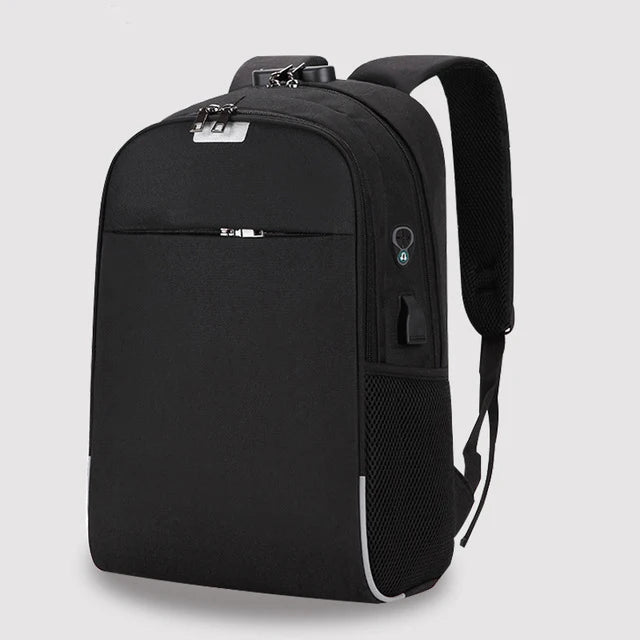 BENVICHE USB Charging Laptop Backpack 15.6 inch Anti Theft College Travel Bag