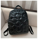 Ladies Backpack Space Cotton School Bag Casual Winter Bag