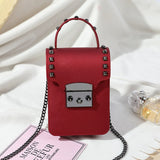 Mini PVC Jelly Shoulder Bag Phone Purse