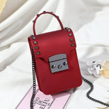 Mini PVC Jelly Shoulder Bag Phone Purse