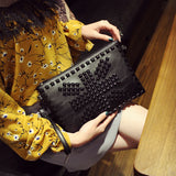 Rivet Hand Bag Mobile Phone Bag Wild Ladies Shoulder Bag Messenger Bag