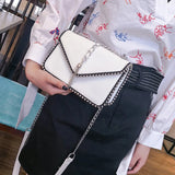 Small Square Tassel Chain Bag Single Shoulder Bag