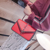 Small Square Tassel Chain Bag Single Shoulder Bag