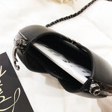 Women's Round Chain Shoulder Bag Mini Messenger Bag
