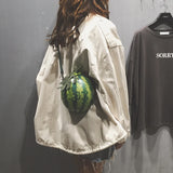 Funny Watermelon Mini Coin Purse Inclined Shoulder Bag