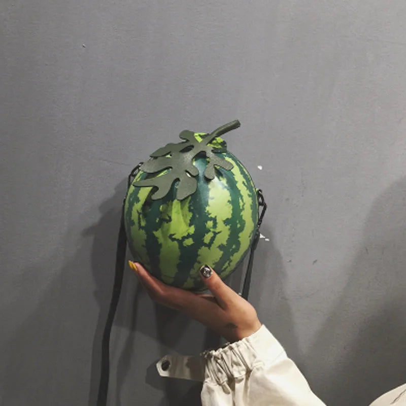 Funny Watermelon Mini Coin Purse Inclined Shoulder Bag
