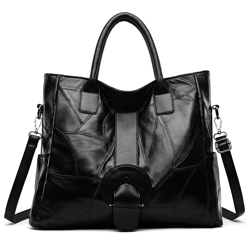 Retro Shoulder Bag 3 Pcs/Set Large-Capacity Handbag for Women
