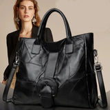 Retro Shoulder Bag 3 Pcs/Set Large-Capacity Handbag for Women