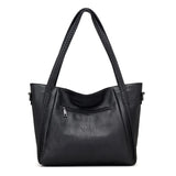 Soft Leather Large Pocket Casual Handbag Women's Handbag Shoulder Bag