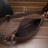 Leather Waist Packs Bag Phone Pouch Travel Waist Pack Wallet