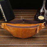 Leather Waist Packs Bag Phone Pouch Travel Waist Pack Wallet