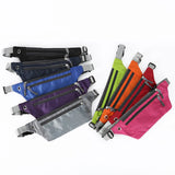BISI GORO Zipper Pouch Banana Waist Bag Unisex Sports Running Purse Hip Bum Belt