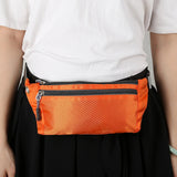BISI GORO Zipper Pouch Banana Waist Bag Unisex Sports Running Purse Hip Bum Belt